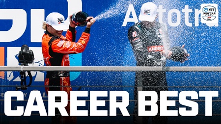 thumbnail for Santino Ferrucci Celebrates Career-Best Finish in Detroit