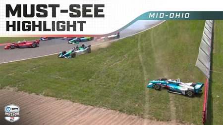 thumbnail for Lap 1 Chaos! Josef Newgarden Caught in Multi-Car Crash