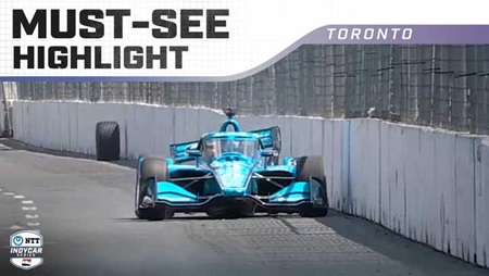thumbnail for INDYCAR at Toronto: Scott McLaughlin’s Race Ends in the Wall