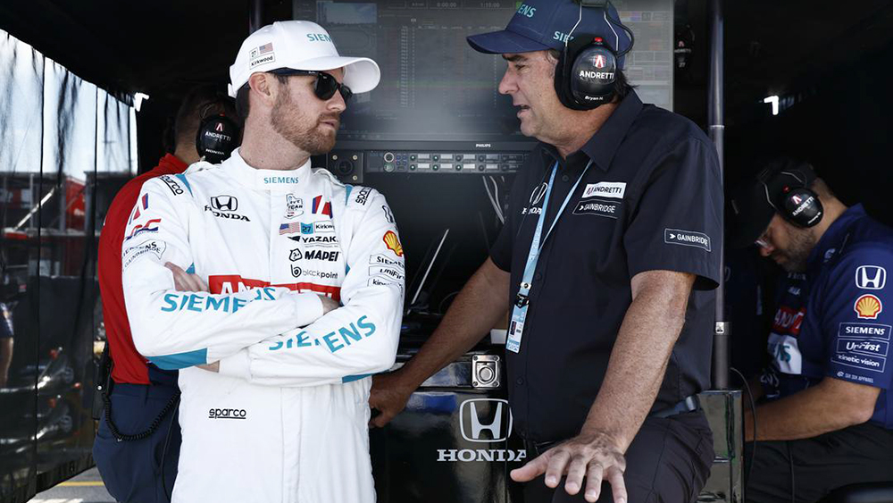 Kyle Kirkwood and Bryan Herta