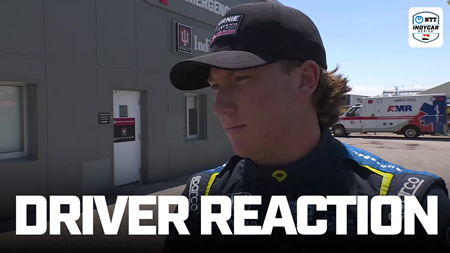 thumbnail for Kyffin Simpson: 'I'm All Good' Following Scary Indy 500 Practice Crash
